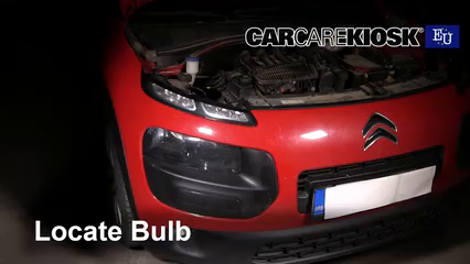 2015 Citroen C4 Cactus Feal 1.2L 3 Cyl. Turbo Lights Daytime Running Light (replace bulb)